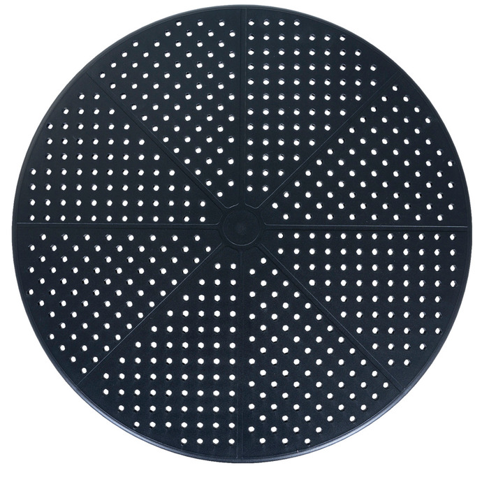 Kafébord svart Ø60 cm – Sunlife®